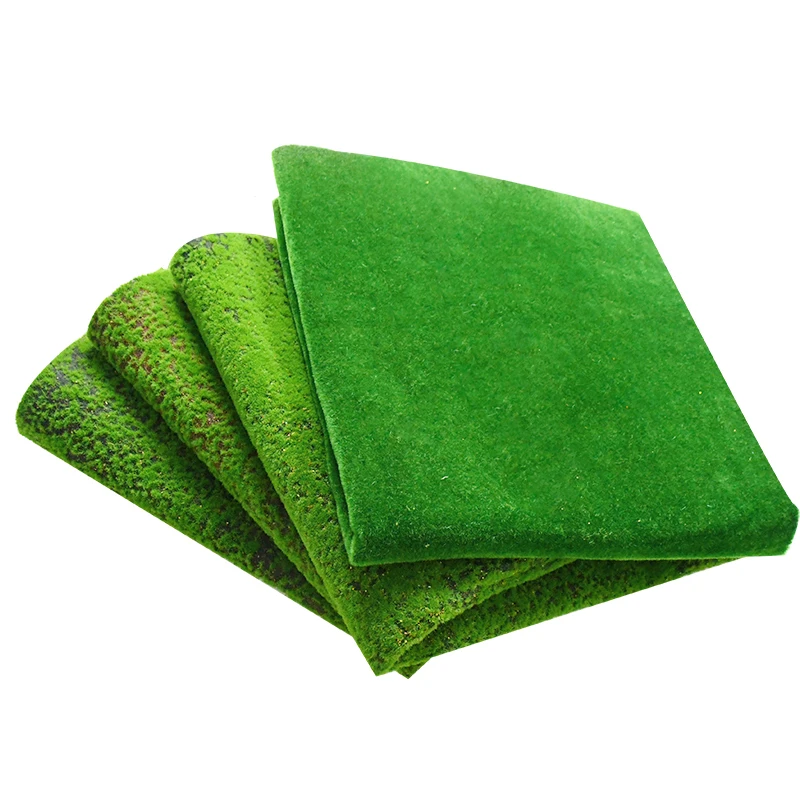 

1m Artificial Lawns Simulation Moss Lawn Turf Fake Green Grass Mat Carpet DIY Micro Landscape Home Floor Aquarium Wedding Decor