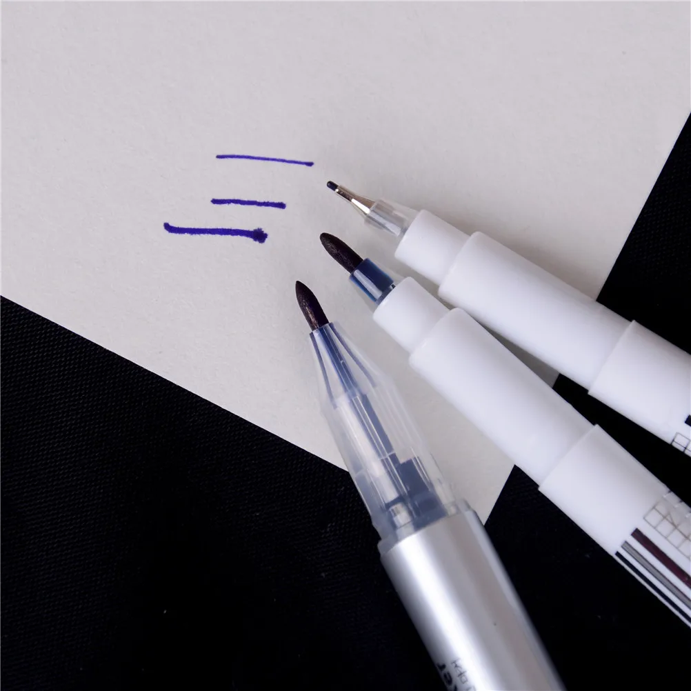 Professional Surgical Skin Marker Pen Tattoo Piercing Permanent Eyebrow Measure With Ruler |