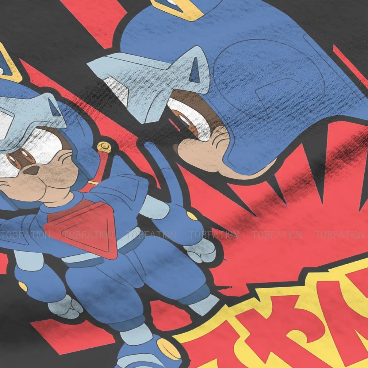 Футболка мужская Свободная с круглым вырезом альтернативная принтом самурая