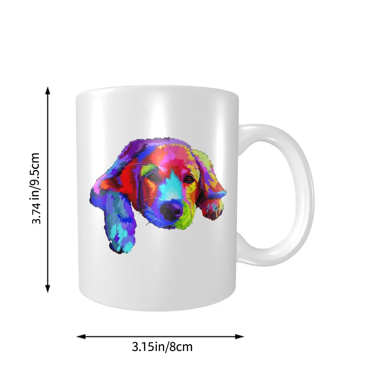 Кружка Mark Cup Golden Retriever, собака, акварель, забавное лицо, кофейные кружки, чашка для чая, молока, воды, дорожные кружки для офиса, дома (art.: 3920d30bcb97b) - 3920d30bcb97b