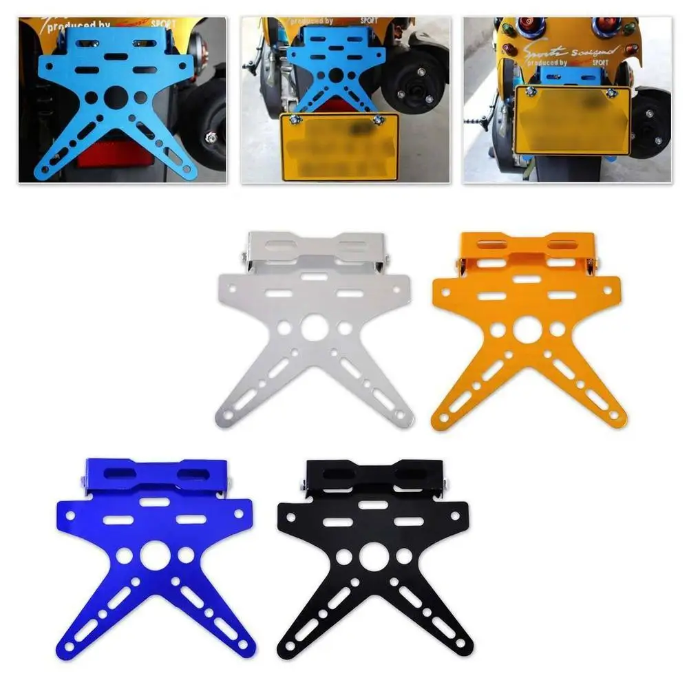 

Регулируемый кронштейн для крепления номерного знака на мотоцикл