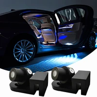 2x car accessories atmosphere lamp angel wings auto led white red crystal blue welcome light car suv motorcycle led dc 8 36v