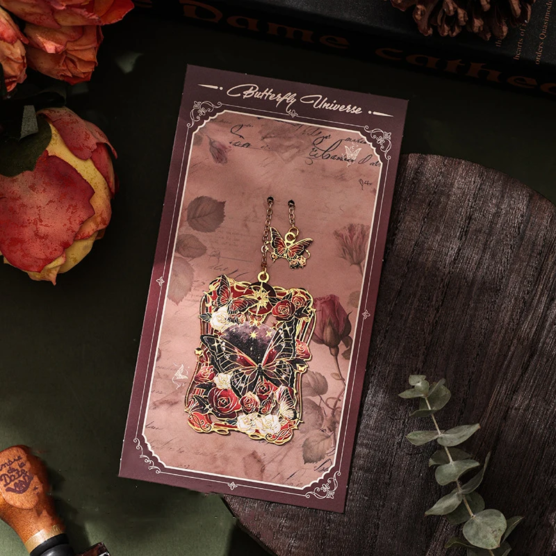 

Металлическая закладка-бабочка