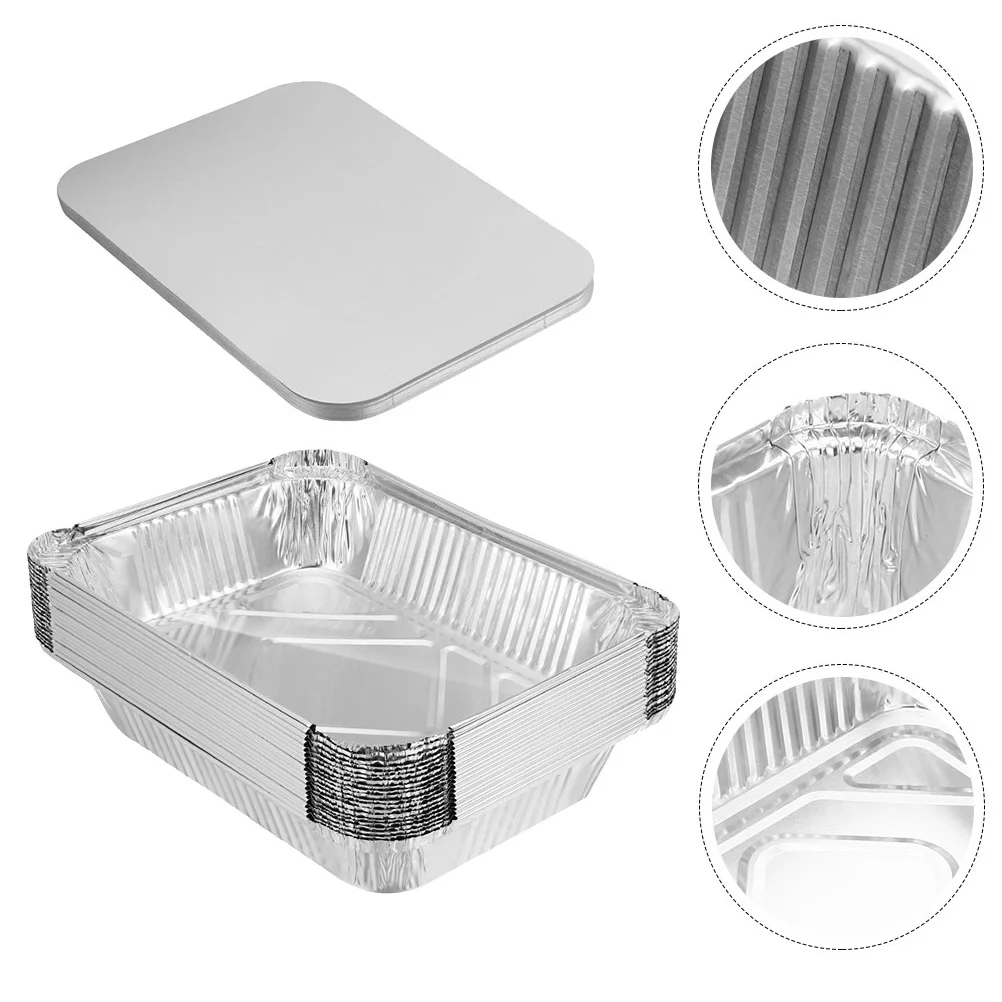 

20 Sets Barbecue Portable Compact Daily Use Pans Cake Liners for Camping Daily