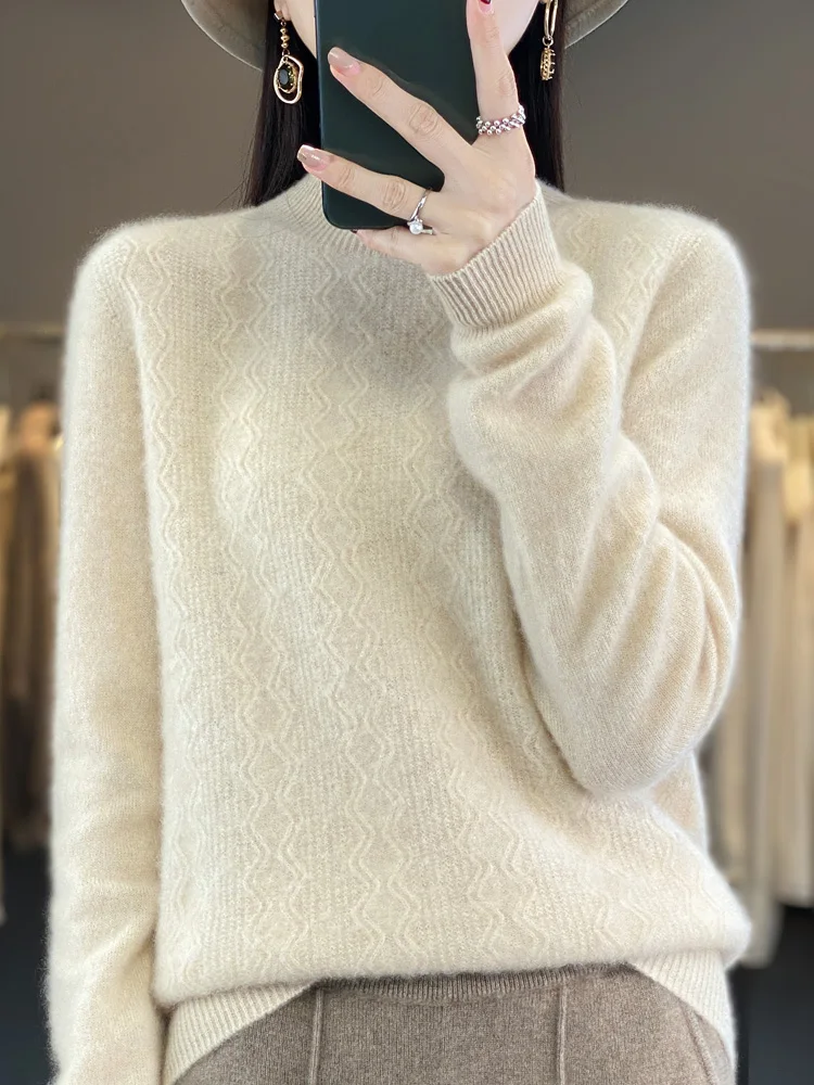 Рисунок 2 - Осенне-зимние женские пуловеры с ложным воротником