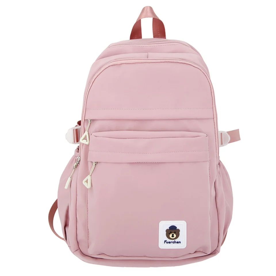 

Nylon Waterproof Backpack Women's Fashion All-Match Casual Shoulder Bags Large-Capacity Travel Girl Student Schoolbags