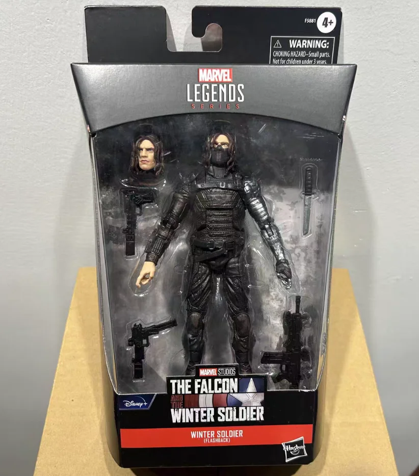Фото Оригинальная коллекционная фигурка Hasbro MARVEL LEGENDS Winter Soldier, модель аниме-персонажа, подарок, игрушка №3