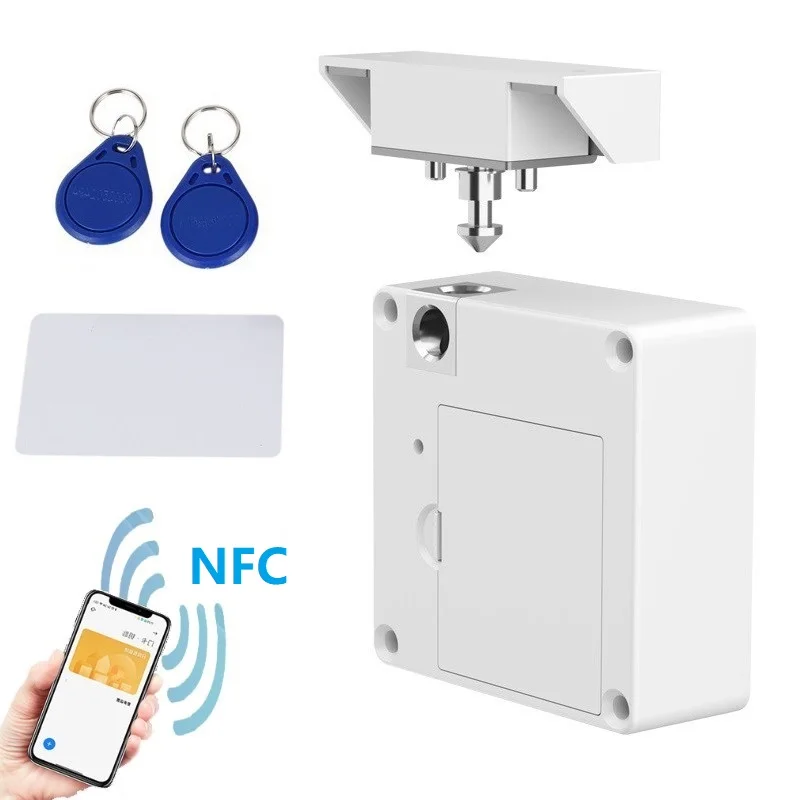 

Smart Door Lock Invisible Cabinet Lock IC Card NFC Unlock Smart Furniture Locks Locker Sauna Cabinet Drawer Electronic Locks