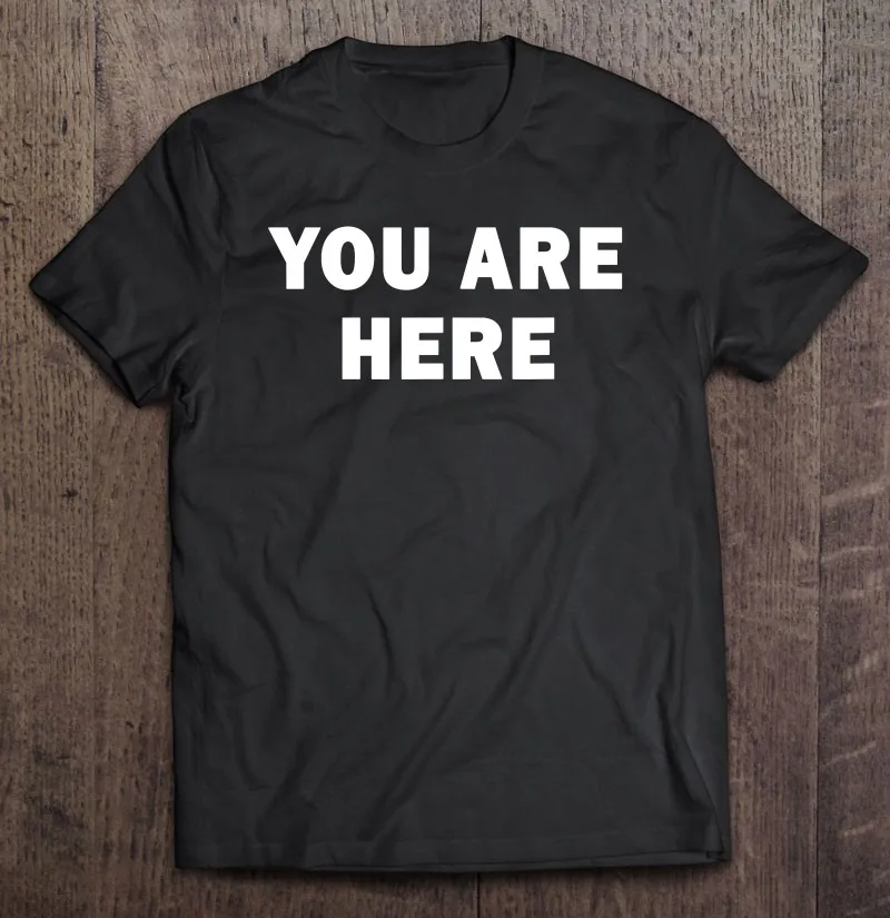 

Футболка мужская с надписью «Cool You Are Here»