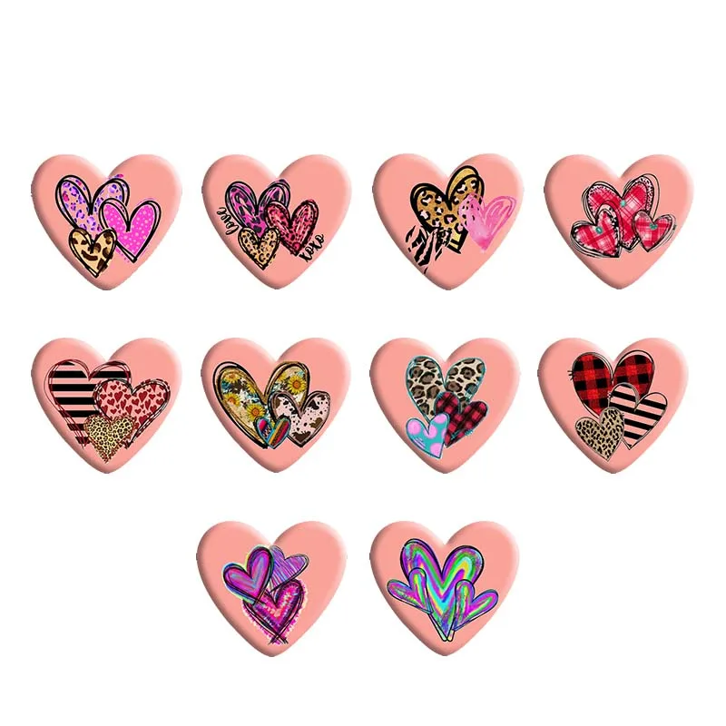 

love heart Heart Photo Resin Cabochon Accessories 37mm*34mm R1100