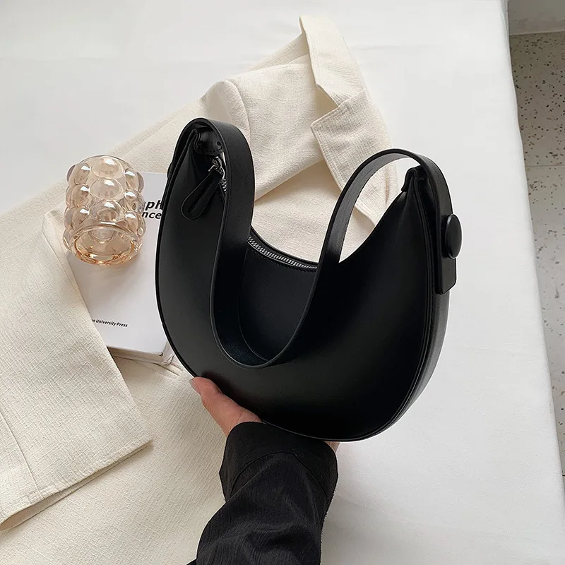 

Summer Underarm Bag Women's Bag 2022 Brand Bag New All-match Crescent Bag Fashion Handbag Texture Personality Shoulder Bag