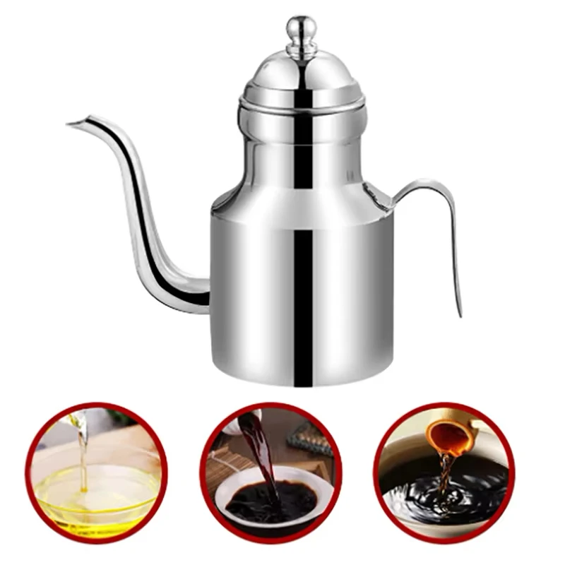 Нержавеющая сталь Бутылка распределителя оливкового масла 310 мл / 500 Стеклянная