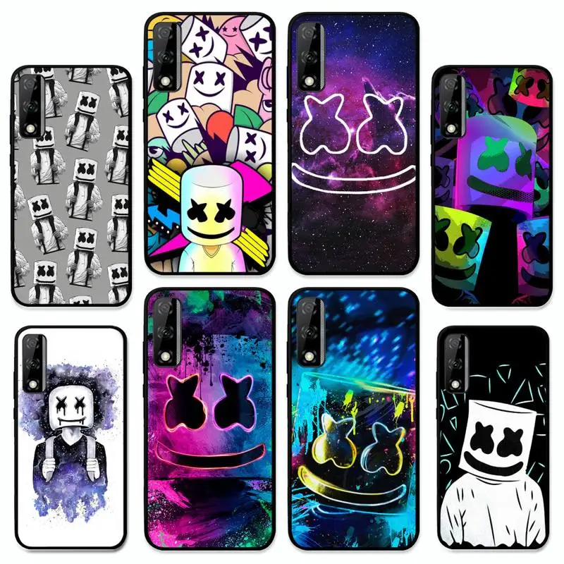 

DJ marshmallow Phone Case for Huawei Y 6 9 7 5 8s prime 2019 2018 enjoy 7 plus