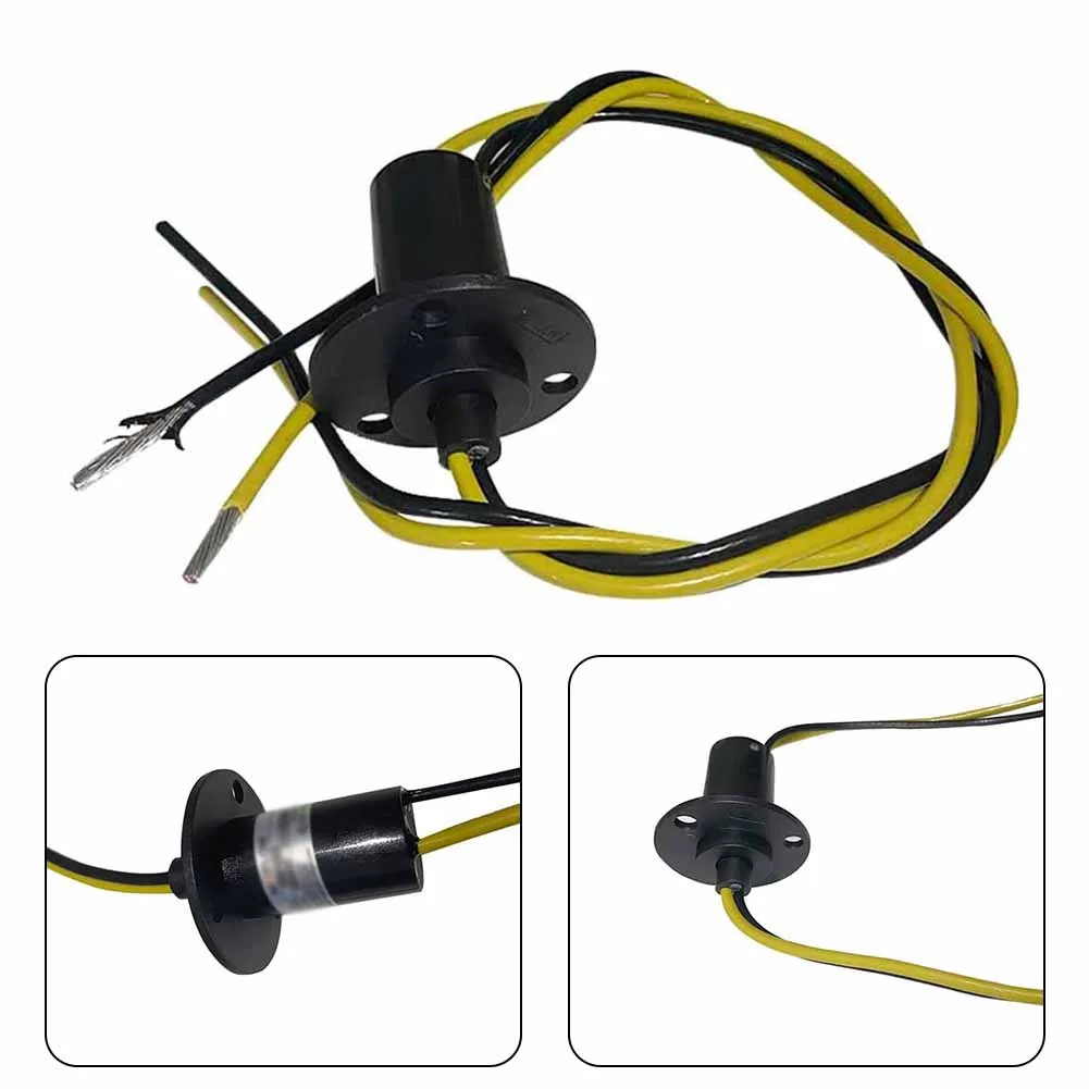 

Slip Ring Conductive Slip Ring 10 Million Revolutions 2-Wires Electrical Slip Ring Engineering Plastic Precious Metal