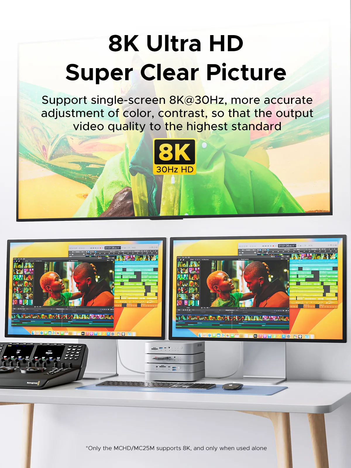 Док-станция ORICO StudioLink 11-в-1 8k30 Гц HDMI-совместимый адаптер DP USB C 10 Гбит/с 3 0 для Mac mini