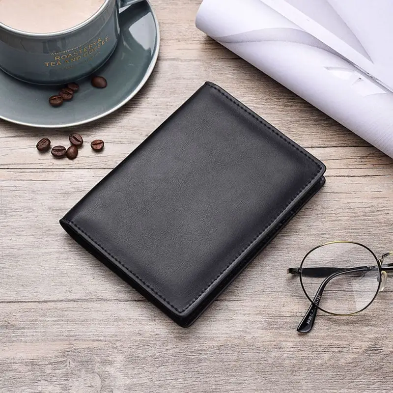 

Luxury Cow Genuine Leather Business Card Holder Women Luxury Bifold Card Wallet Credit Card Case Coin Purse Holders for Men