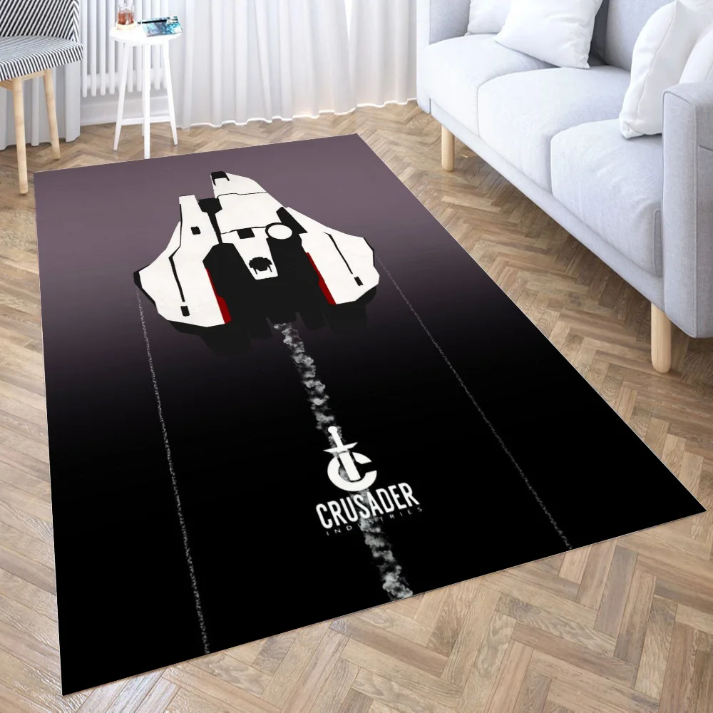 

Crusader Star Runner Rug Floor Mats Carpet for Living Room Doormat Plush Non-slip Chair Mat Bathroom Carpet