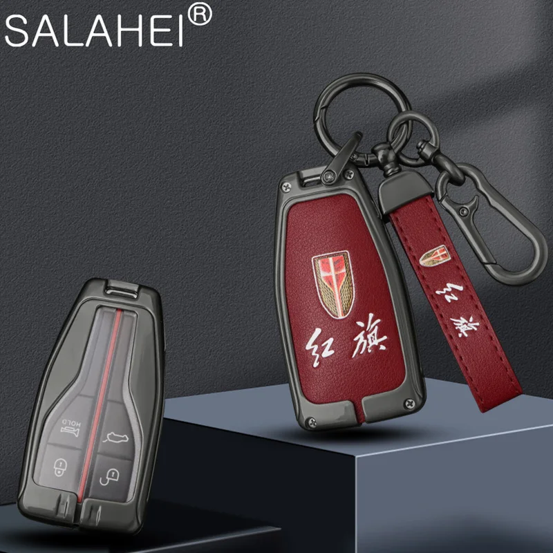 

Car Remote Key Fob Case Cover For Hongqi HS5 19 FAW HS7 HS9 H5 H9 H7 L5 HS3 L9 Protect Holder Shell Keyless Keychain Accessories