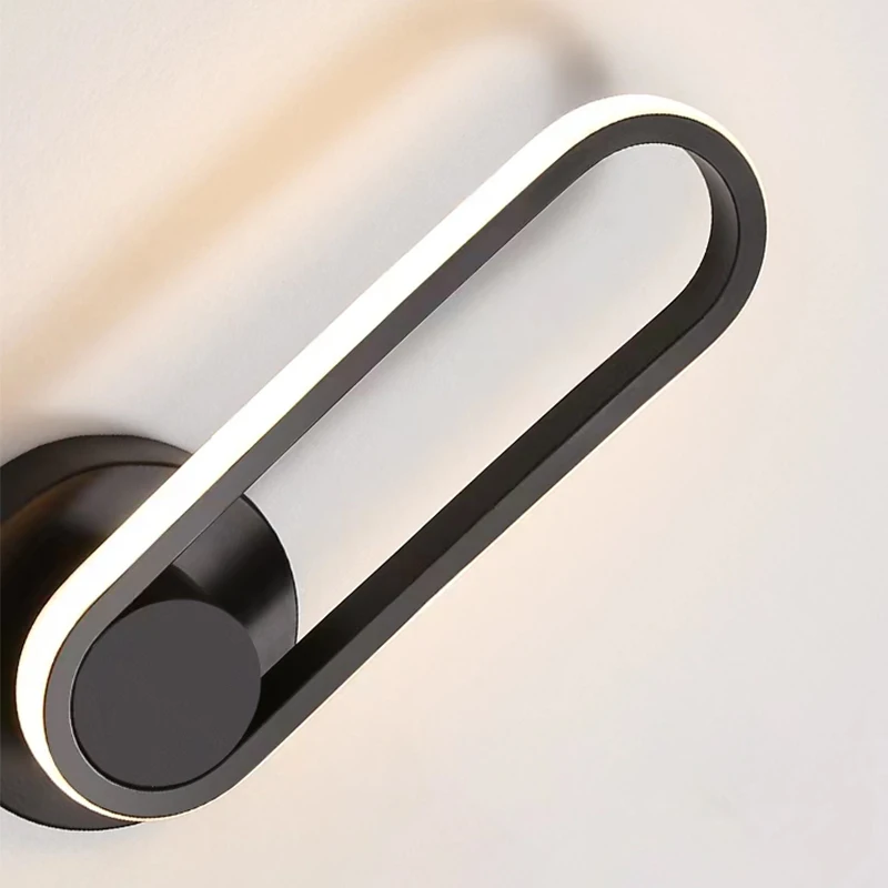 Настенные лампы с поворотом на 350 градусов алюминиевые прикроватные светильники