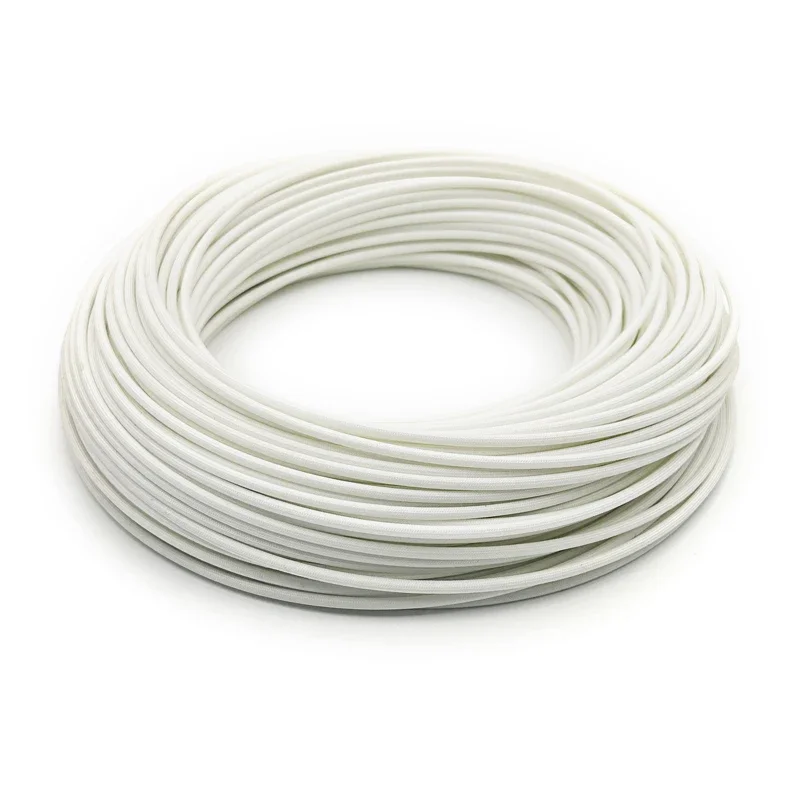 

2/5/10 м трубка из стекловолокна ID 1 ~ 20 мм, плетеная проволочная муфта из силиконовой смолы, огнестойкое волокно, стеклоизоляция, защита кабельной трубы