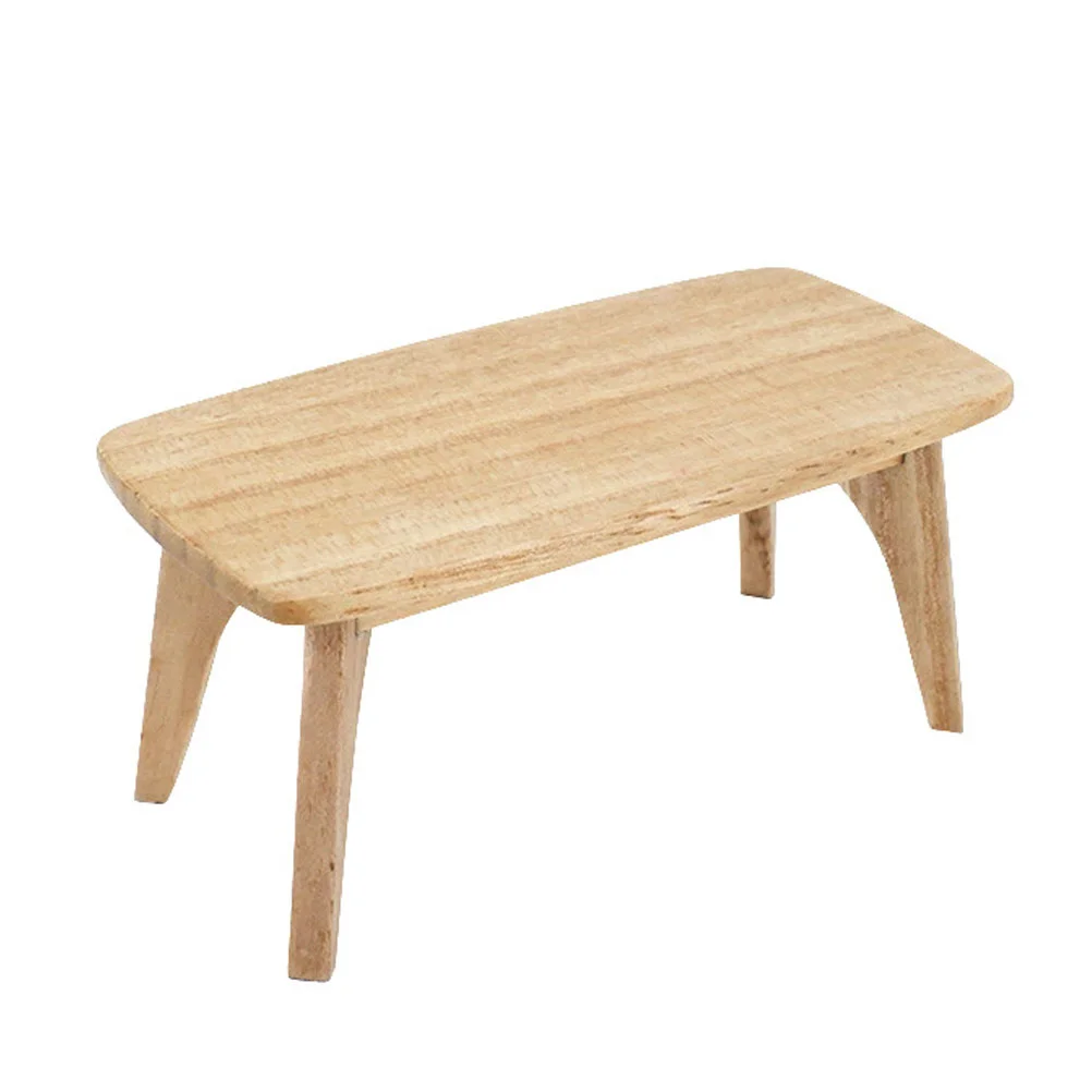 

Mini House Table Decor Mini Furniture Model Wooden Simulation Table Model
