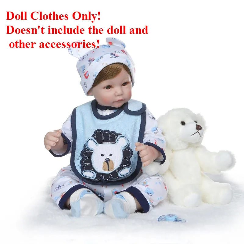 Одежда для куклы подходит кукол реборн 55 см 57 22 дюйма наряд мальчиков и девочек npk