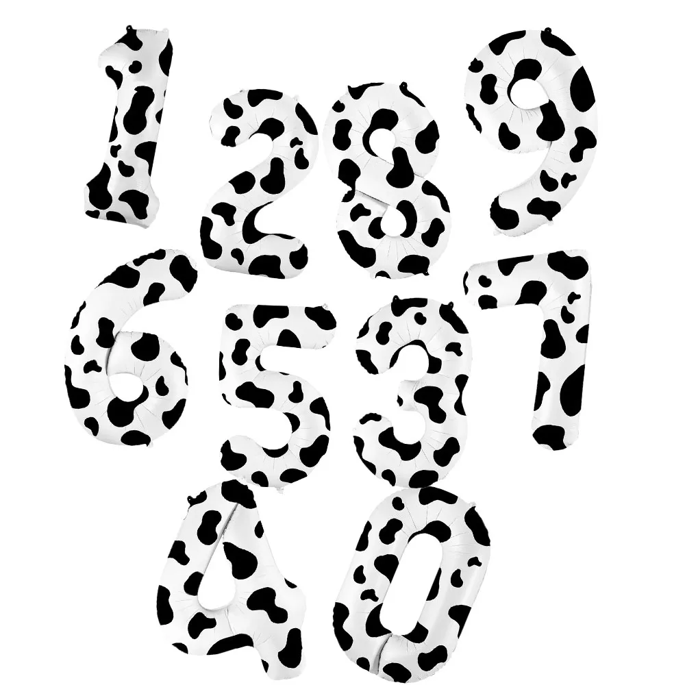 40-дюймовые бычьи технические украшения на день рождения большие цифры 0-9