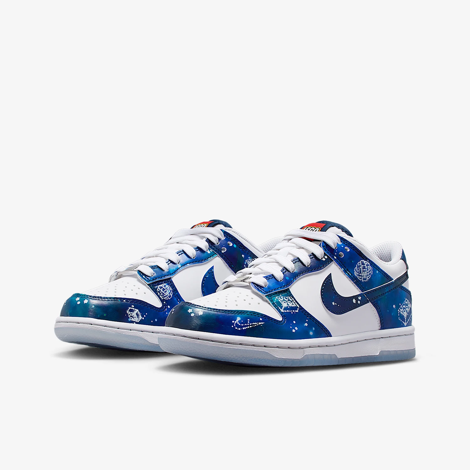 Фото Оригинальные легкие спортивные кроссовки Nike Dunk GS для женщин и детей на шнуровке с низким верхом IM1448-100 №1