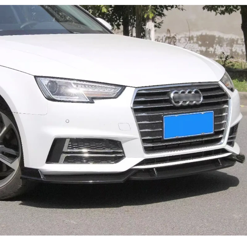Передний бампер из АБС-пластика диффузор для Audi A4 S4 RS4 B9/2017-2019 декоративные