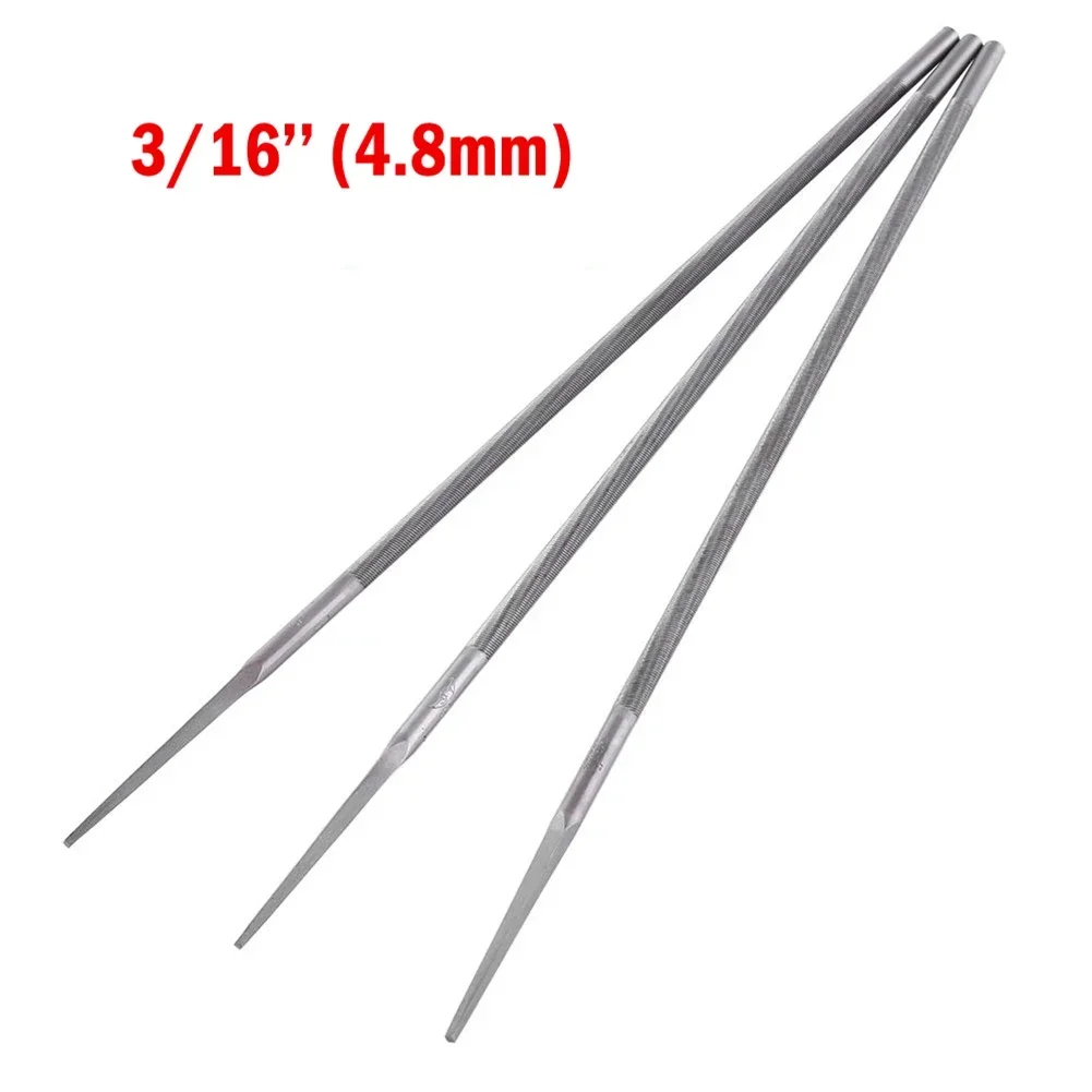 3 шт. круглые напильники для цепной пилы заточка цепей бензопилы 4 мм 8 5