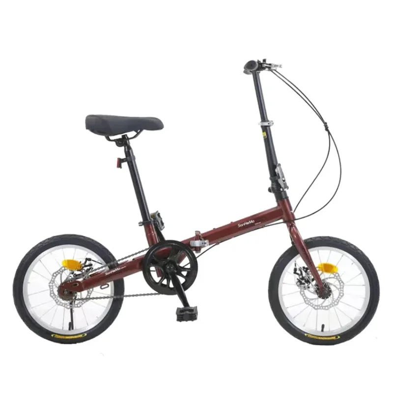 12-дюймовый складной велосипед для взрослых 11 кг алюминиевый Sepeda Lipat Fixie