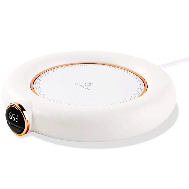 

Нагреватель для кофейной кружки, подогреватель кофе для стола, автоматический электрический подогреватель напитков с 3 настройками темпер...