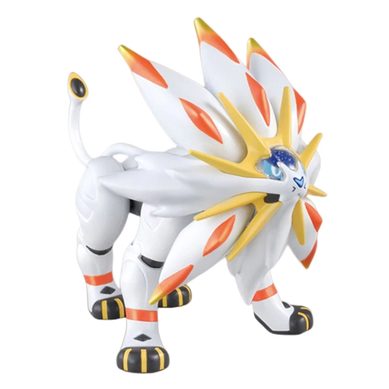 

Bandai Original Pokemon Evolution System 39 Solgaleo Divine Beast Assembled Model Cute Kawaii Ornament Collection Gift