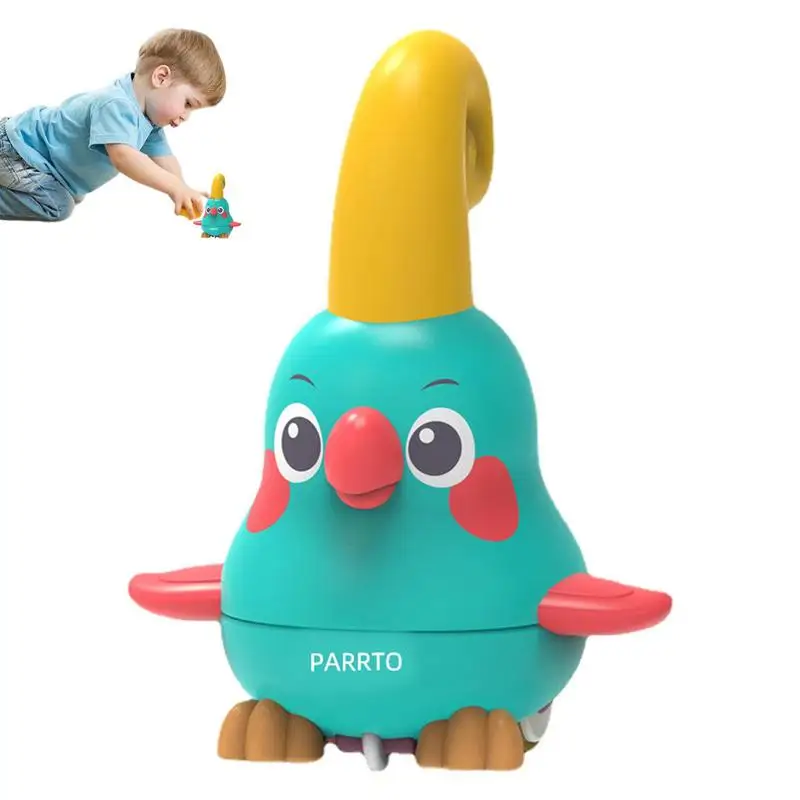 

Press And Go Toy Pull Back Parrot Bird Baby Educational Toys Toddlers Easter Egg Hunt Basket Stocking Stuffers Party Favors