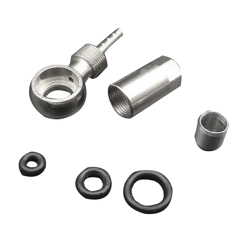 

Bicycle Cable End Set Hose Banjo Connector For SRAM LEVEL RED HRD ETAP S900 ELIXIR With Olives& Sealing Ring&Oil Needle