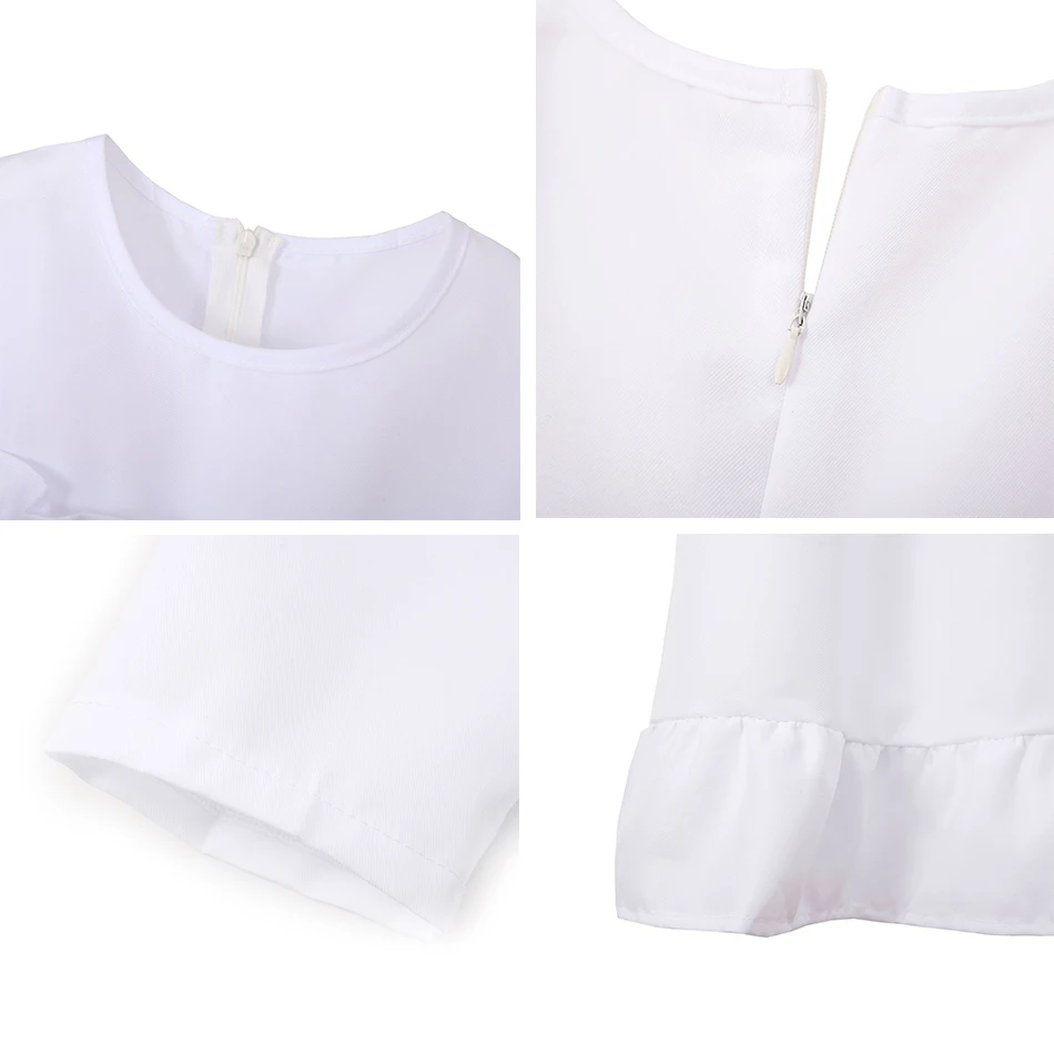 Annabelle Creates Halloween Horror Doll Black And White Dress Baby Girl Long Sleeve Cosplay Costume Fancy Dresses Party Vestidos