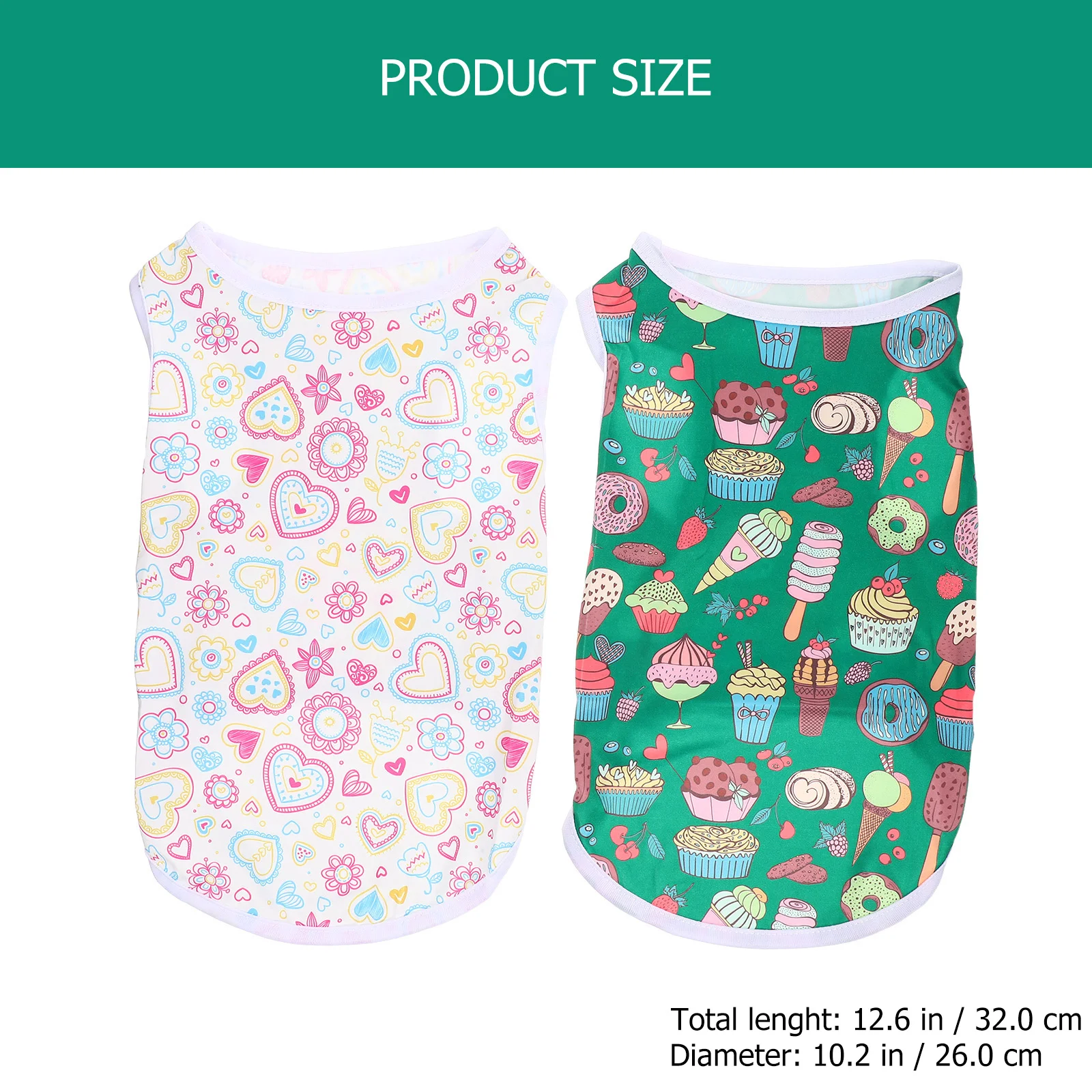 

2 шт., летняя рубашка для собак