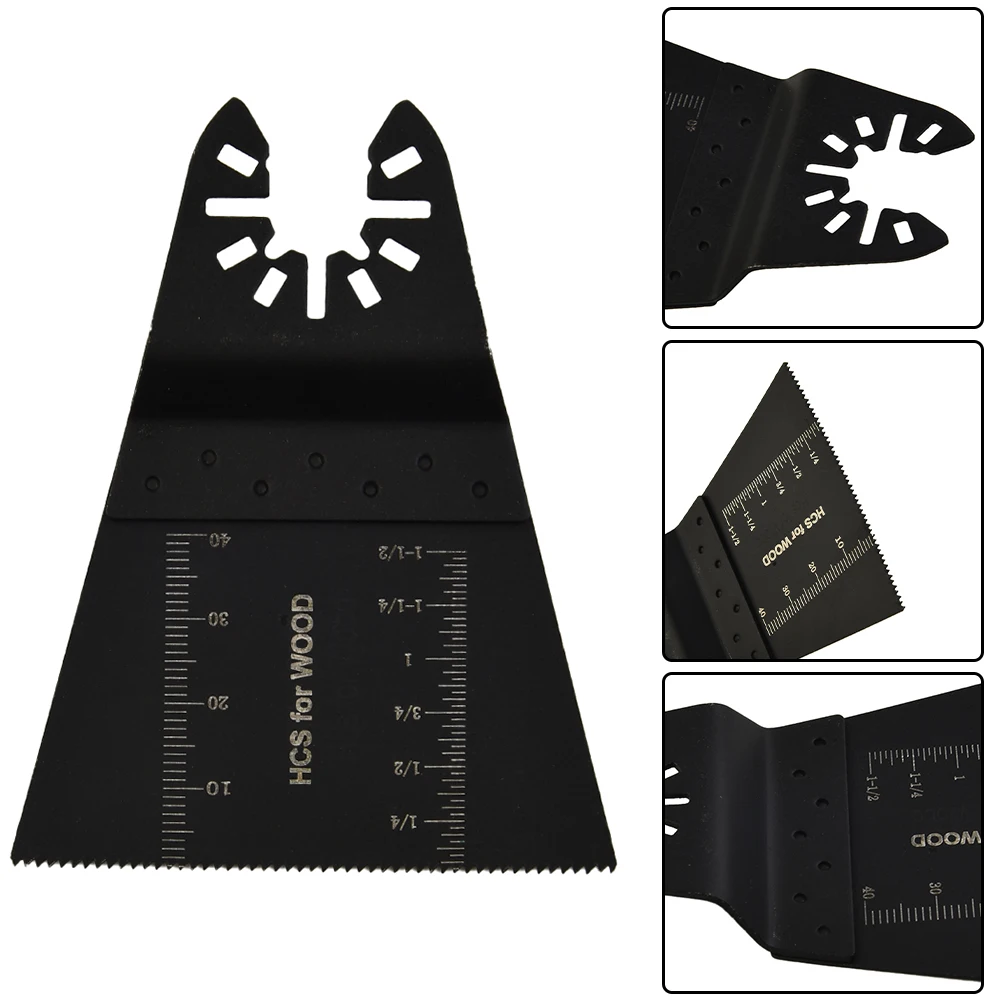

65mm Multitool Blades High Carbon Steel Titanium Oscillating Saw Blades Quick Release Oscillating Blades For Wood Plastics