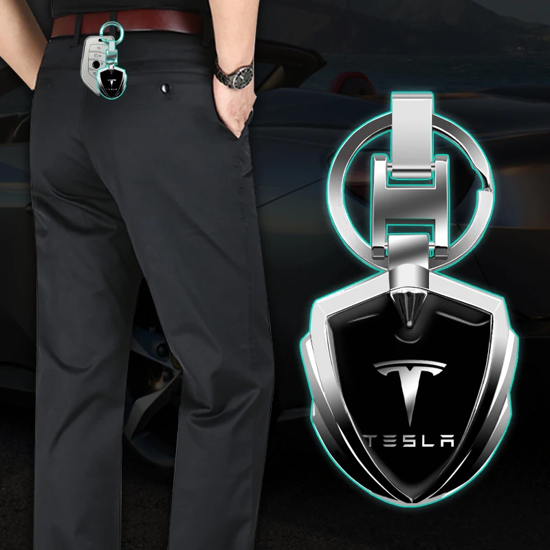 Автомобильный брелок для защиты от потери модель Tesla 3 X Y Стиль S родстер товары