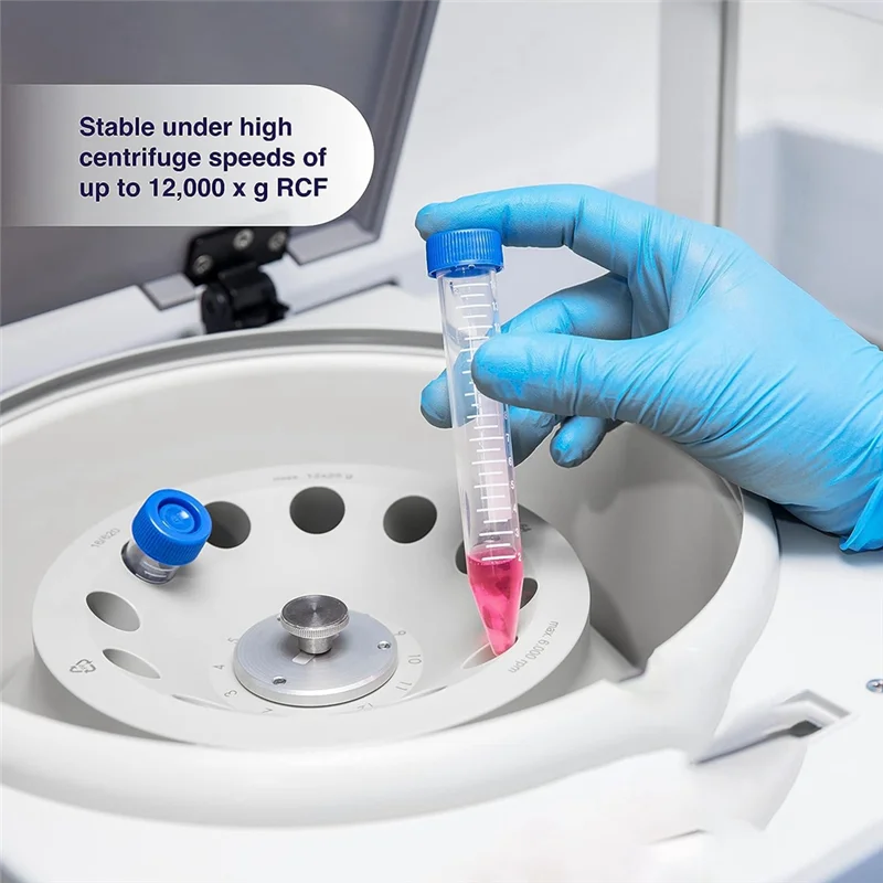 Научные конические центрифужные пробирки 50 мл [50 упаковок] Пластиковые с