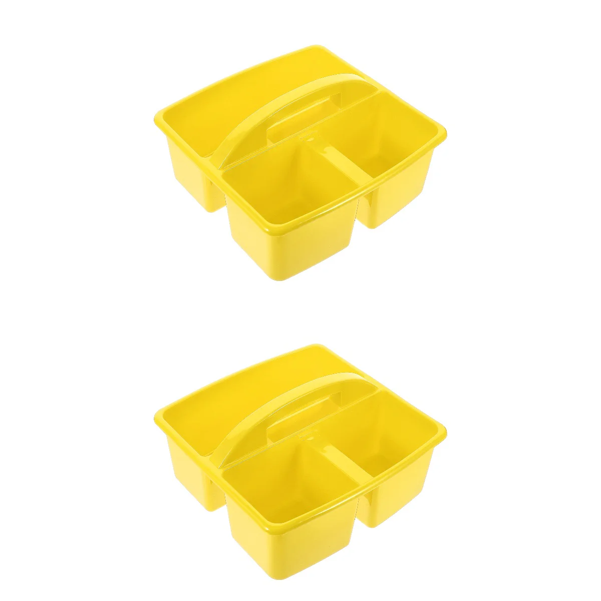 

4 Pcs Supply Organizer Portable Storage Basket Holder Stationery Plastic Student