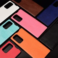 for lg wing luxury scratch resistant light luxury crocodile pattern pupc leather hard back case for lg wing phone case