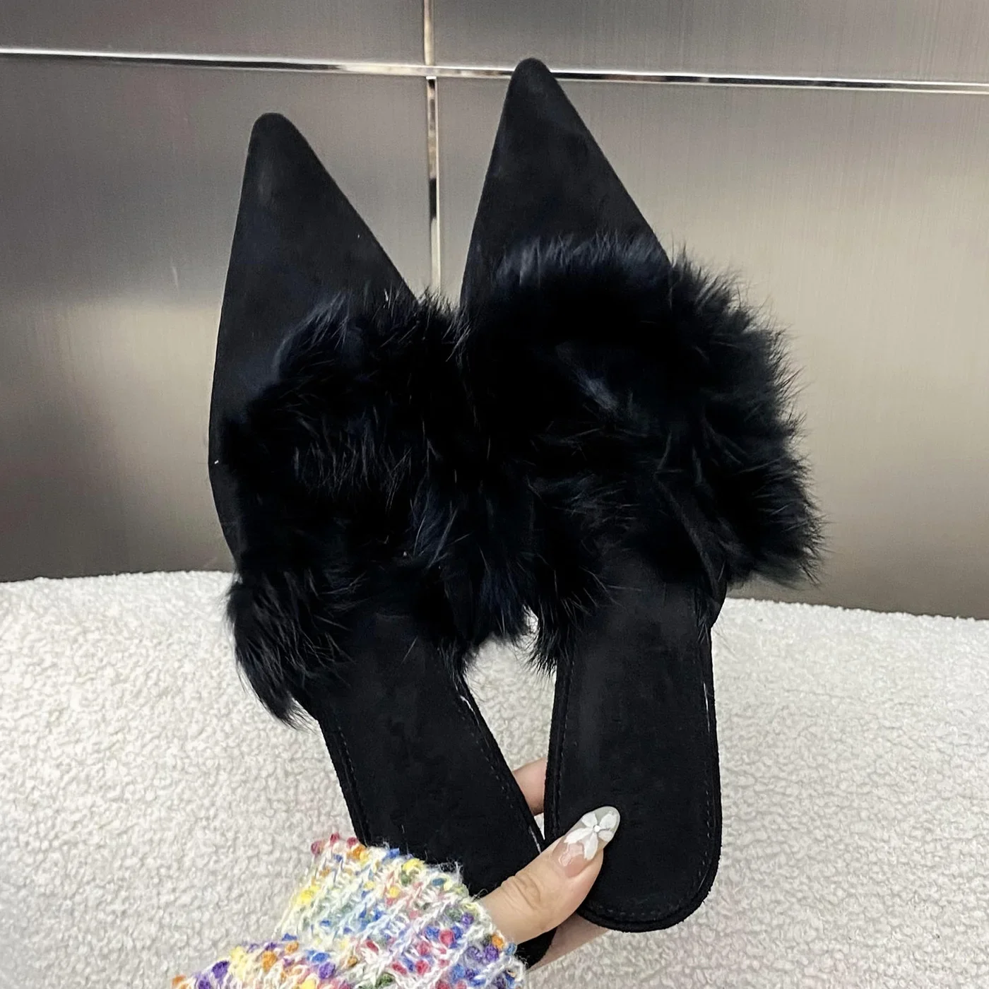 Eilyken уличный стиль женские туфли-лодочки с острым носком и пряжкой на ремешке