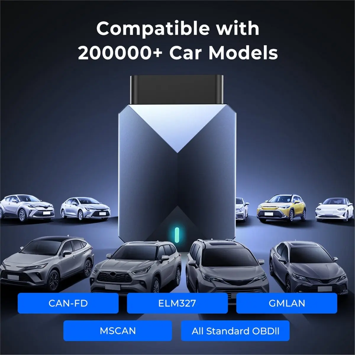 Диагностический сканер DT95 BT200 MAX AI с кабелем для протокола ELM327, полнофункциональный OBD2-сканер, 15 функций сброса, пожизненные бесплатные обновления (art.: 3920dbd366ac1) - 3920dbd366ac1