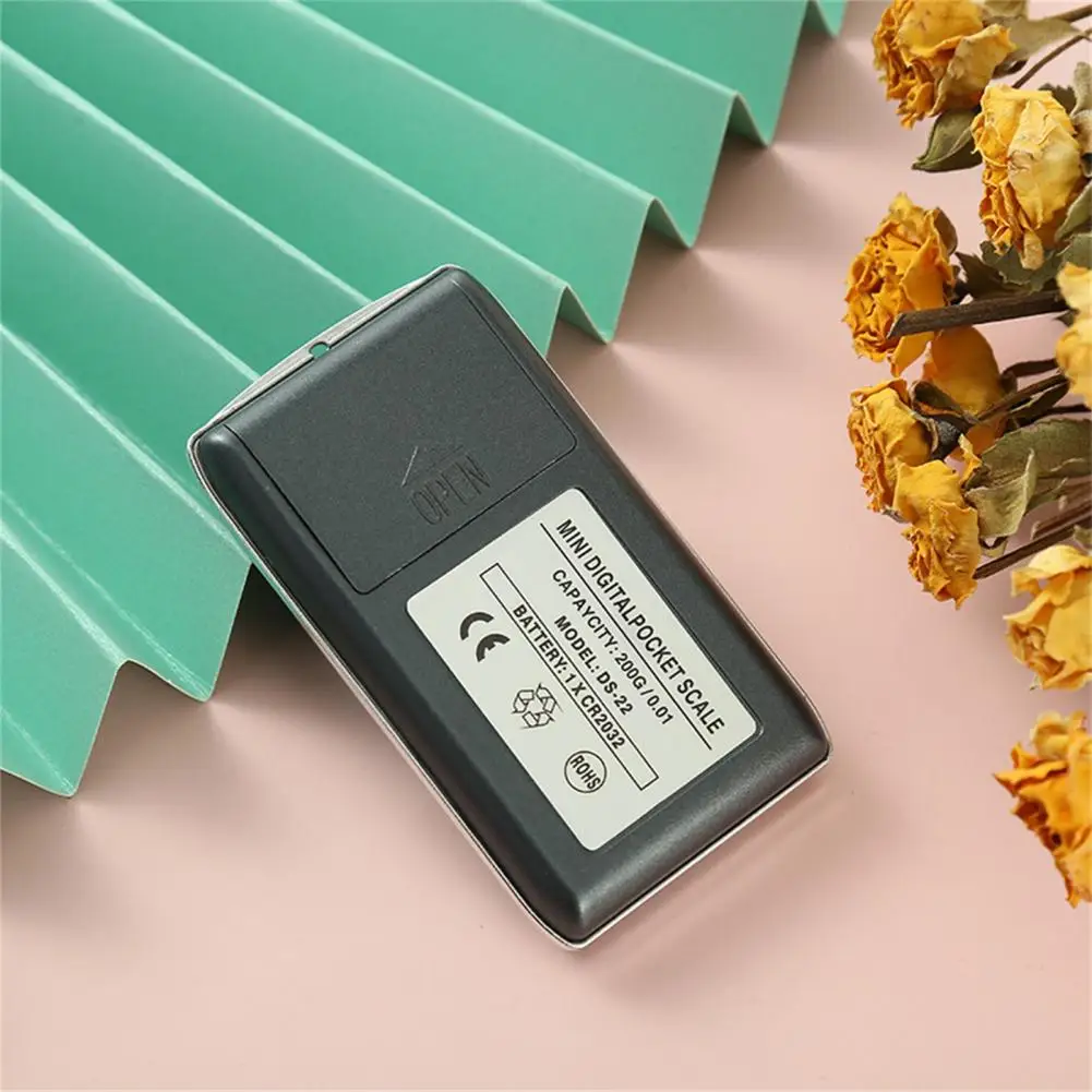 

ABS Useful Mini Pocket Digital Scale 200g/500g 0.01g Digital Scale Tare Function for Shop