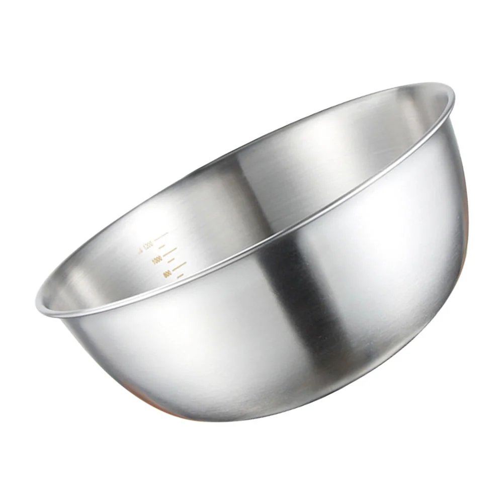 

Stainless Steel Food Bowl Salad Serving Bowl Household Egg Mixing Bowl
