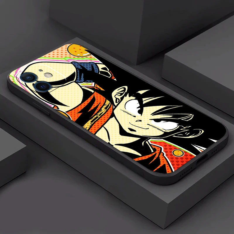 

Japan Anime Dragon Ball Funda Phone Case For iPhone 11 13 12 Pro Max 12 13 Mini X XR XS MAX SE 2020 7 8 6s Plus Celular Carcasa