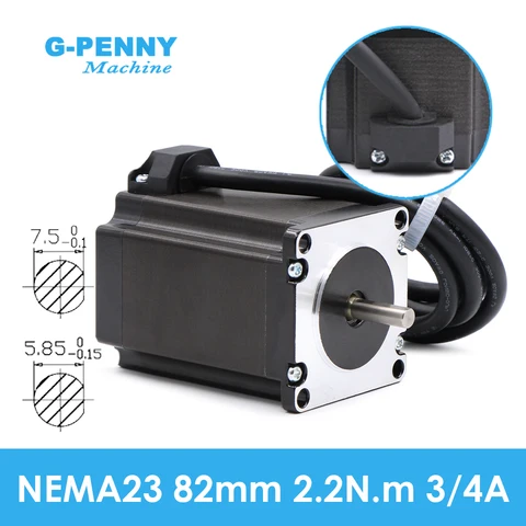 G-PENNY MACHINE 57HS8230A4/57HS8240A4 Nema23 шаговый двигатель