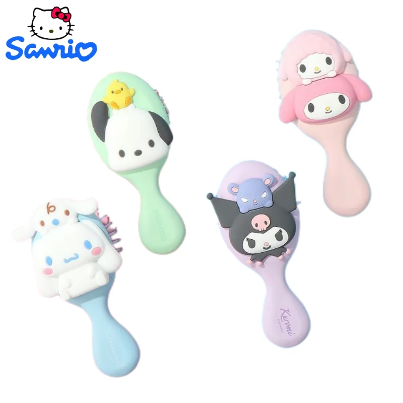 

Sanrio Cinnamoroll My melody Kuromi Three-dimensional Massage Comb Anti-static Air Cushion Comb Airbag Curling Comb Kawaii