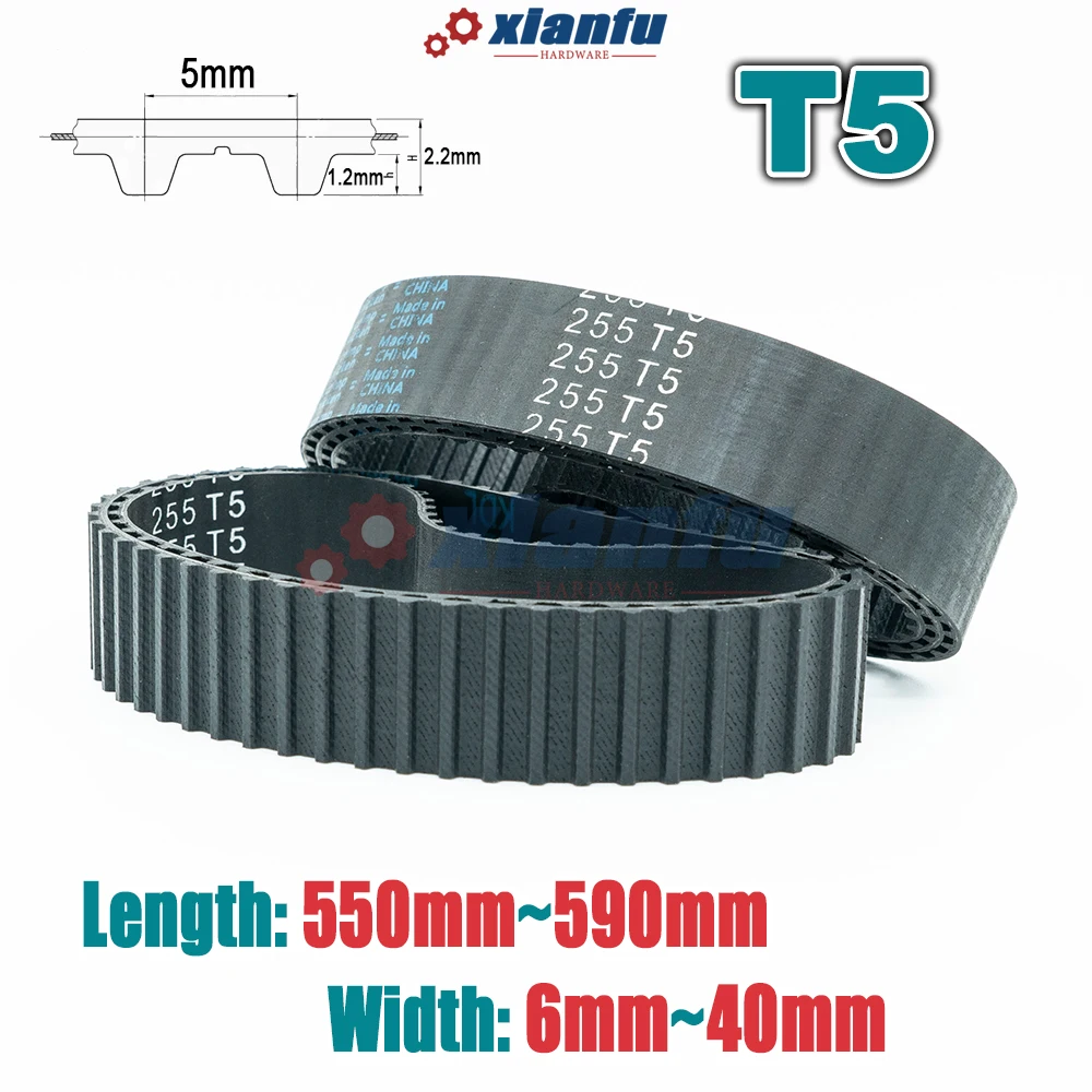 

Резиновый приводной ремень T5 550-590 мм